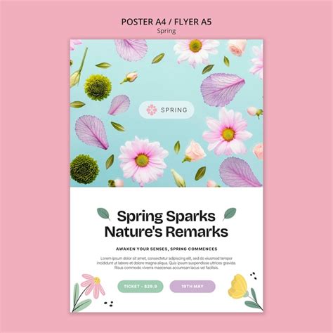 Free Psd Spring Template Design