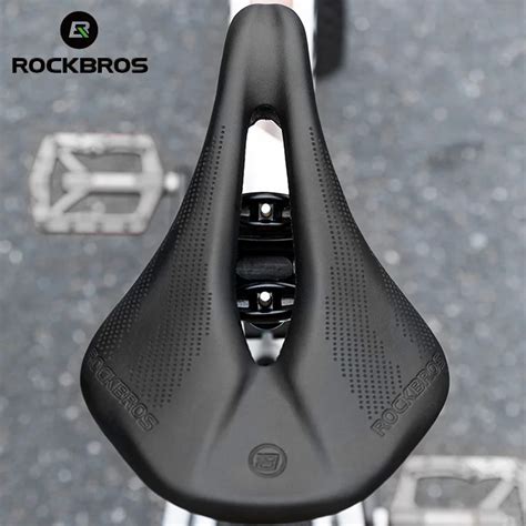 Rockbros Ultraleve Sela De Fibra Carbono Estrada Mtb Mountain Bike Sela