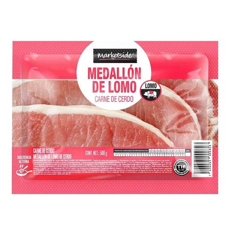 Medallón de lomo de cerdo Marketside 500 g Walmart