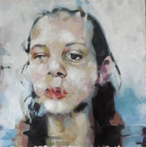 Kissing Jenny Savilles Behind Painting Jenny Saville Painting