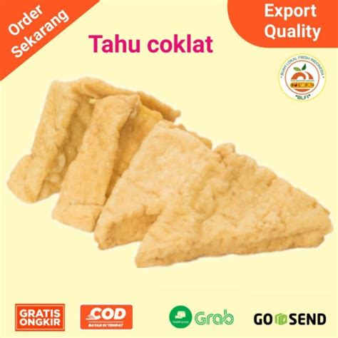 Jual TAHU GORENG TAHU SEGITIGA ISI 10 TAHU COKLAT PERBUNGKUS Shopee