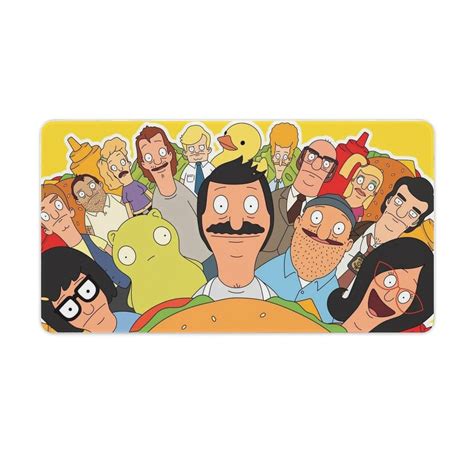 Bob's Burgers Film Extended Gaming Mouse Pad No-sliped Large Desk Mat ...