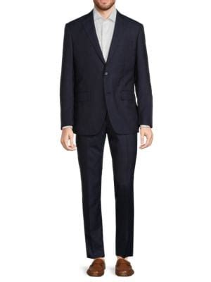 Saks Fifth Avenue Modern Fit Striped Wool Blend Suit On SALE Saks OFF 5TH