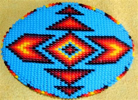 Lakota Sioux Beaded Belt Buckle | Native american beading, Native ...