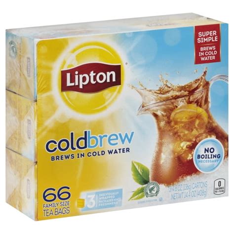 Lipton Cold Brew Iced Tea - 66 Count - Walmart.com - Walmart.com