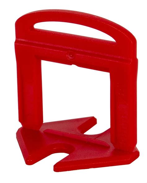 PP Red Rubi Delta Tile Leveling System Clips 3mm Pack Of 100 Pieces