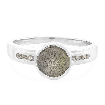 Rumänischer Spektrolith 925 Silber Ring 1 303ct