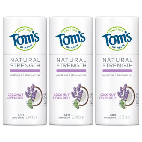 Tom S Of Maine Natural Strength Plastic Free Aluminum Free Deodorant