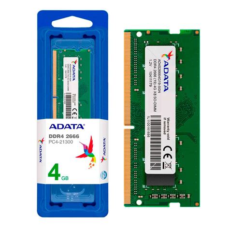 ADATA 4GB 2666MHZ DDR4 AD4S26664G19 SGN Defstart