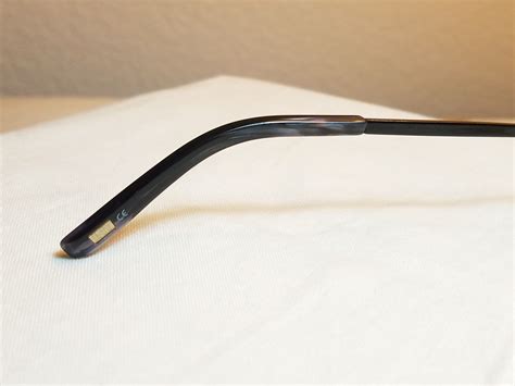 Genuine Jones New York J121 Blk Semi Rimless Eyeglasses Eyewear Glasses