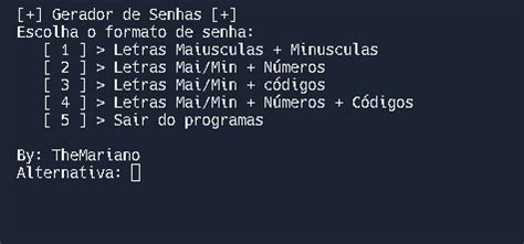 GitHub TheMariano Gerador De Senhas Crie Sua Senha De Forma Segura