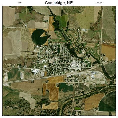 Aerial Photography Map of Cambridge, NE Nebraska