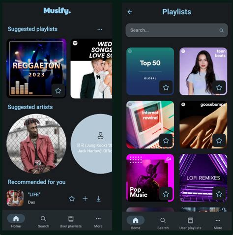 Musify is a Cool Music Player App that supports streaming.