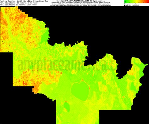 Free Martin County, North Carolina Topo Maps & Elevations