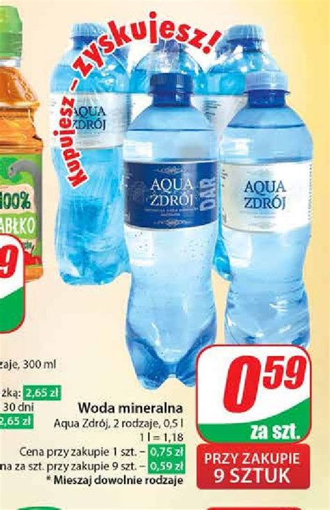 Woda Niegazowana Aqua Zdrój Cena Promocje Opinie Sklep Blix