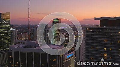 City National Bank Miami Tower Aerial Video 4k 60p Stock Footage ...