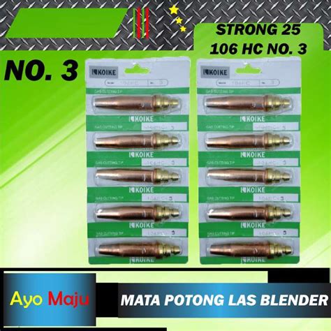 Jual Cutting Tip Lpg Mata Potong Las Blender Koike Hc No Di Seller