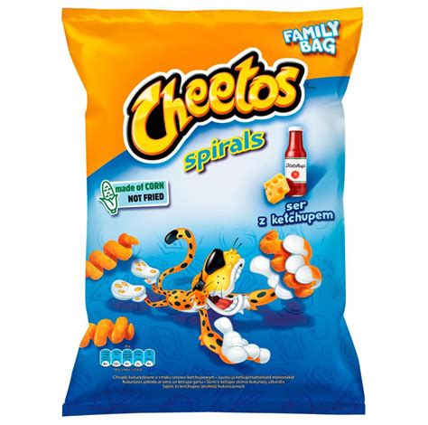 Cheetos Spirals Chrupki Kukurydziane O Smaku Serowo Ketchupowym G