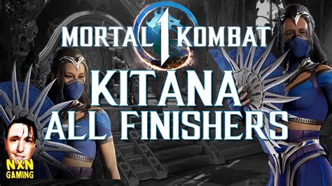 Kitana ALL Brutalities Fatalities In Mortal Kombat 1 YouTube