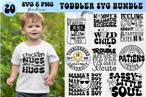 Toddler Shirt SVG Bundle, Funny Kids Shirt svg