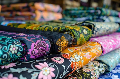 Floral Batik Fabric Roll Perfect For Apparel Making In Textile