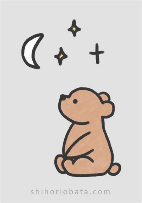 25 Cute Easy Bear Drawing Ideas