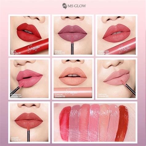 Jual Ms Glow Sexy Glammate Lipstik Ms Glow Lipmatte Ms Glow Lip Cream