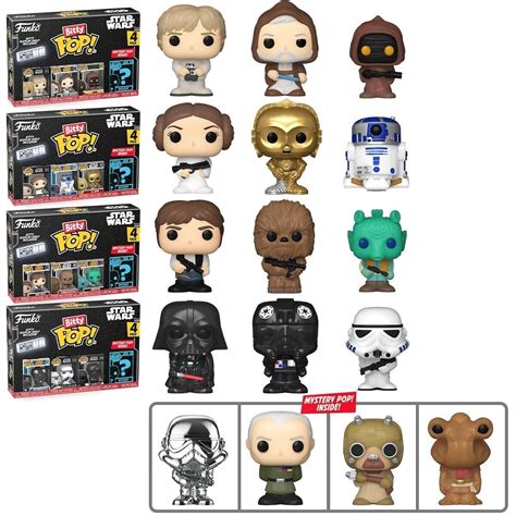 Complete Set Funko Bitty Pop Star Wars All Mysteries Guaranteed No