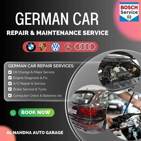 German Car Repair Experts Dubaigerman Car Workshopcar Servicing