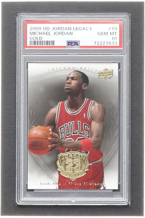 Michael Jordan 2009 10 Upper Deck Michael Jordan Legacy Collection Gold