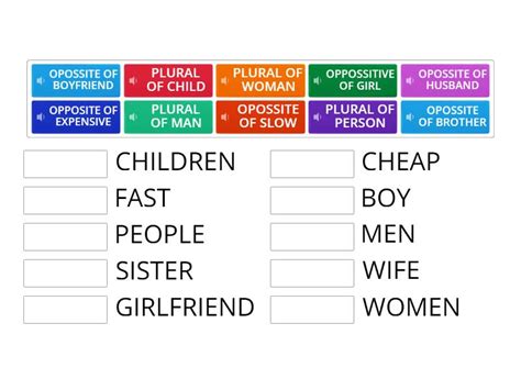 Plural And Singular Nouns Adjectives Une Las Parejas