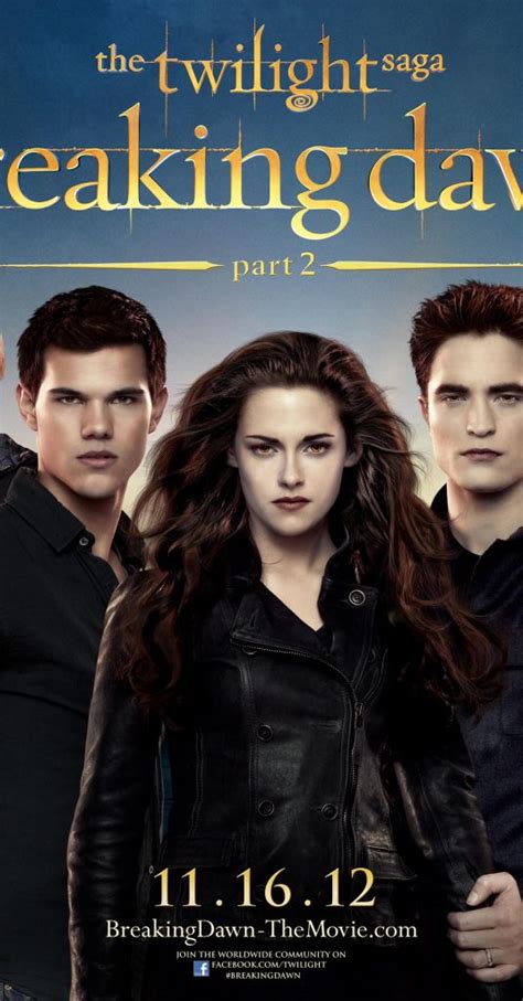 The Twilight Saga Breaking Dawn 2 Quad Poster Filmofilia