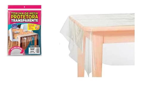 Toalha De Mesa X Cristal Transparente Imperme Vel Mercado Livre