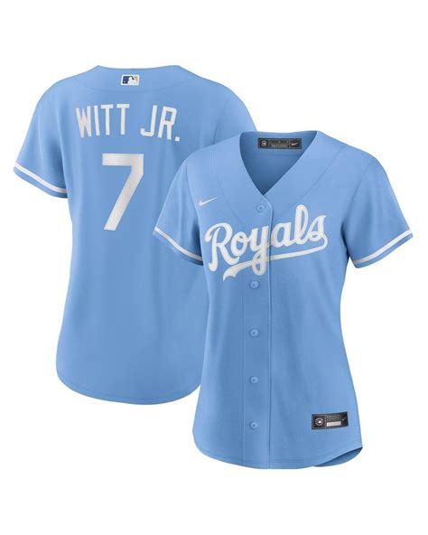 nike bobby witt jr kansas city royals alternate replica player jersey