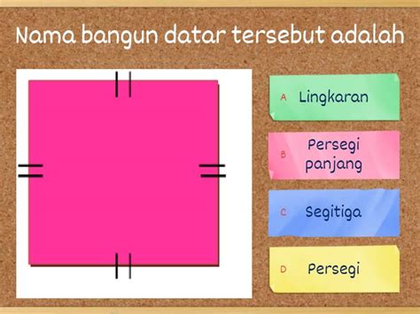 Kuis Mengenal Bangun Datar Dan Bangun Ruang Quiz