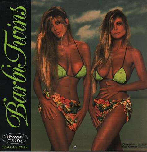 Barbi Twins Shane And Sia Pin Up Bikini Calendar X