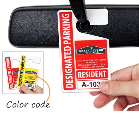 Auto Achteruitkijkspiegel Parkeerhanger Custom Automotive Hang Tags