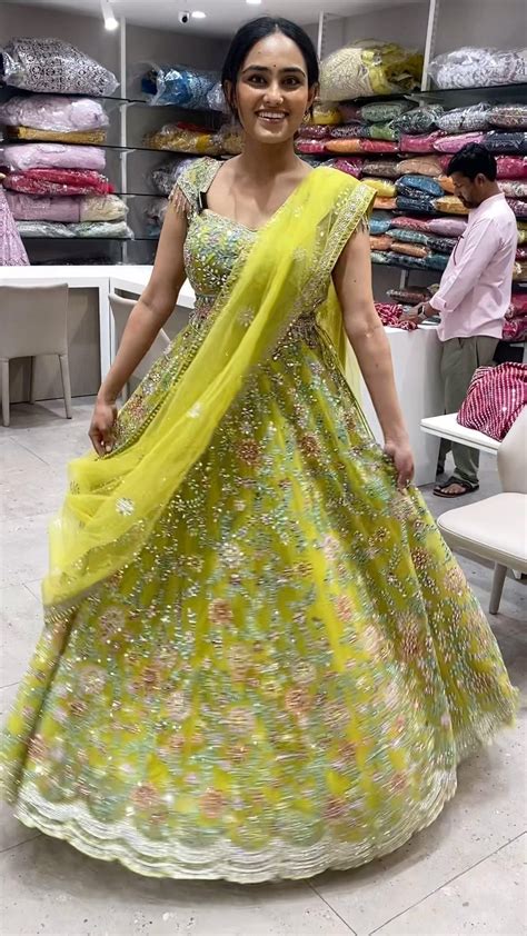 Tarangg Dresses On Instagram Parrot Green Lehenga With Glittery