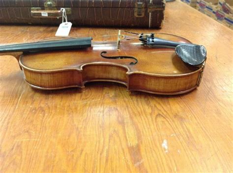 Sold Price John Juzek Violin Made In Germany Paper Label Inside With