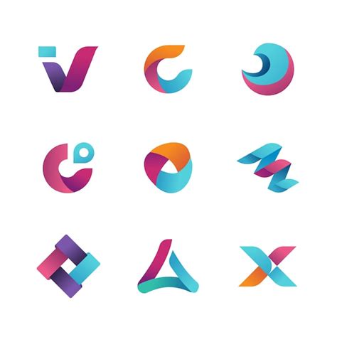 Premium Vector Set Of Logo Element Template