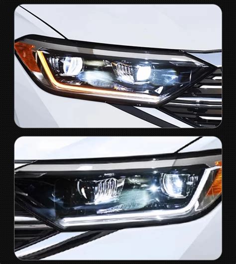 Vw Jetta Sagitar Headlights 2019 2023 Jetta Mk7 Led Headlight Design L