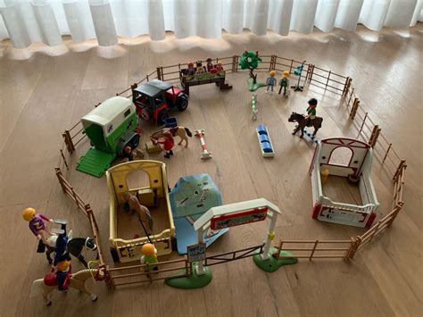 Playmobil Pferdetransporter Reitturnier Pferdeboxen Kaufen Auf