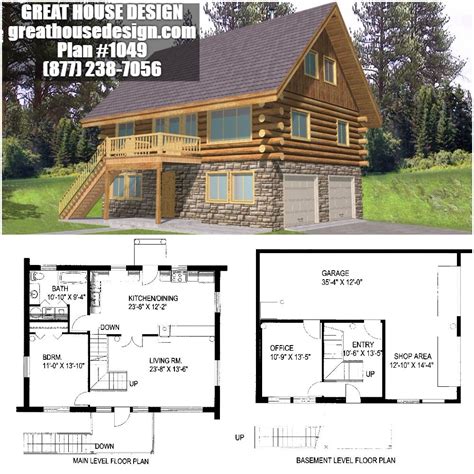 Log Home Floor Plans With Garage And Basement – Flooring Site