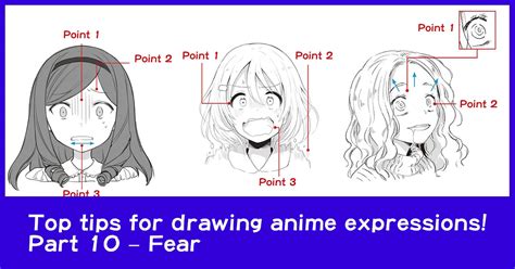 Top Tips For Drawing Anime Expressions Part 10 Fear Anime Art Magazine