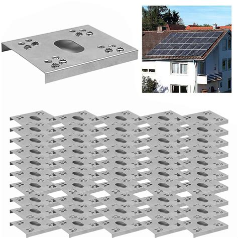 50X Stainless Steel Solar Panel Pv Grounding Clip Washer 41 4X50Mm For