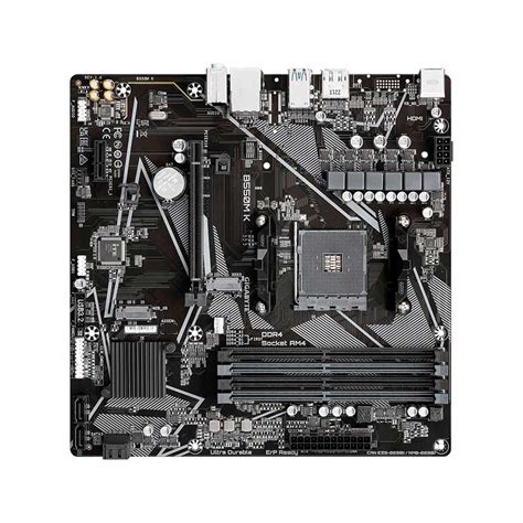 Placa Mãe Gigabyte B550M K Chipset B550 AMD AM4 mATX DDR4 Bem