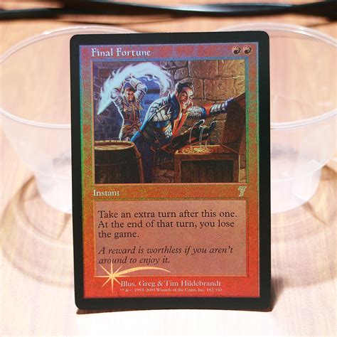 Final Fortune 7th Edition Foil Magic The Gathering Proxy Mtg Cards Top