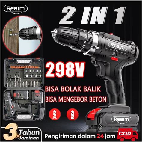 Jual Realm Bor Listrik Bor Listrik Tanpa Kabel Mesin Bor Listrik