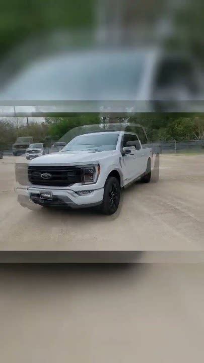 The New 2023 Ford F150 Avalanche Color On Platinum Black Appearance Package Youtube