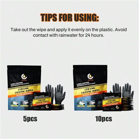 Quick Plastic Trim Restorer Ceramic Trim Coat Kit Ceramic Coating